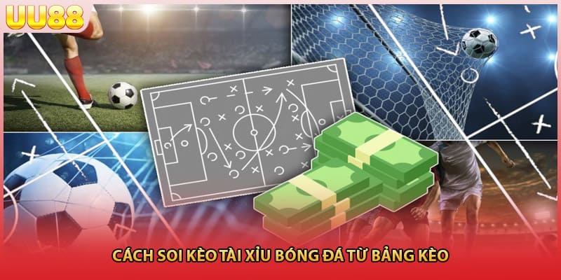 Cách soi kèo tài xỉu bóng đá từ bảng kèo